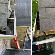 Brick House Wash and Gutter Cleaning in Yorkville, IL 1